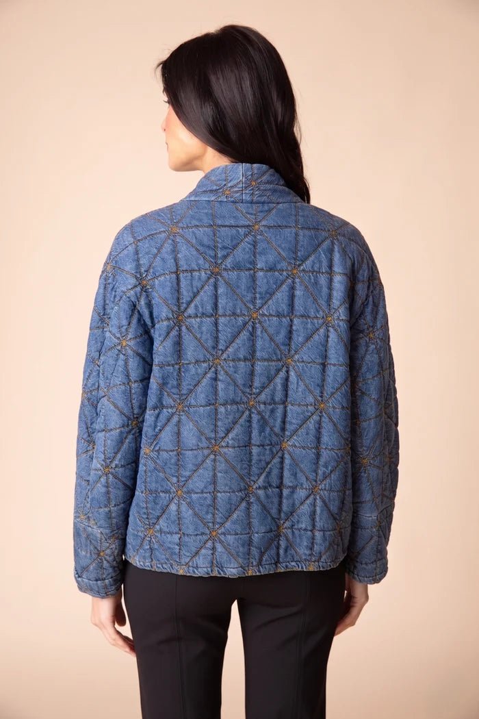 Habitat Meridian Quilted Jacket | Medium Denim - Juli's Wearable Art