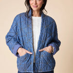Habitat Meridian Quilted Jacket | Medium Denim - Juli's Wearable Art