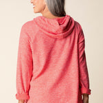 Habitat Pasadena Knit Stripe Sunrise Pullover | Tomato - Juli's Wearable Art