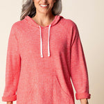 Habitat Pasadena Knit Stripe Sunrise Pullover | Tomato - Juli's Wearable Art