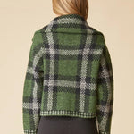 Habitat Plaid Zip Jacket | Fern - Juli's Wearable Art