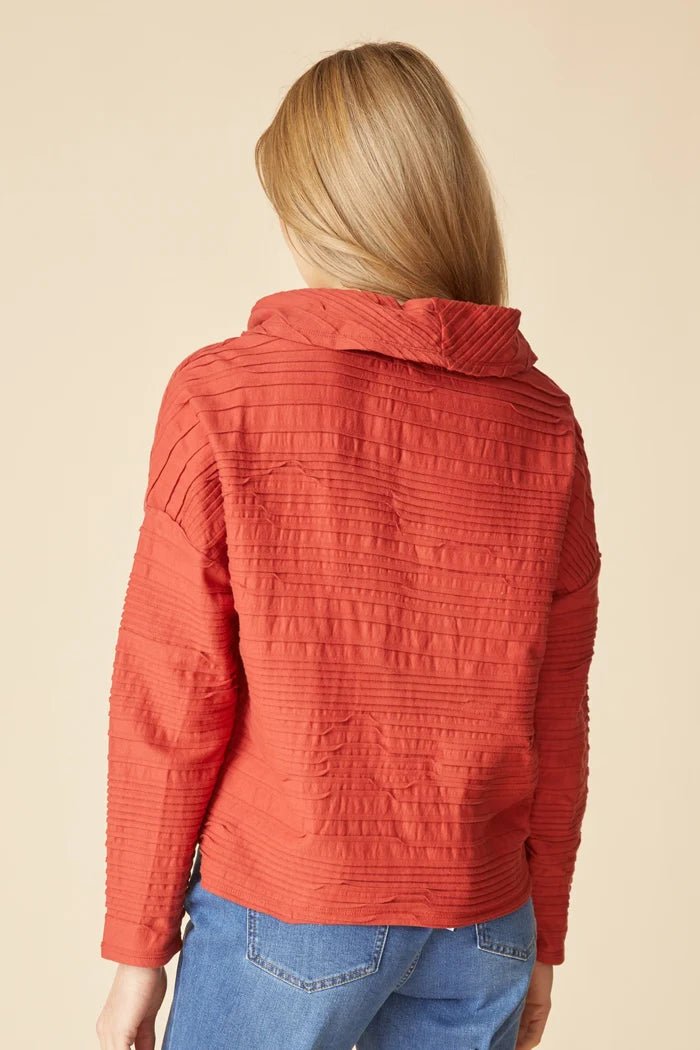 Habitat Ripple Effect Cowl Pullover | Sienna - Juli's Wearable Art