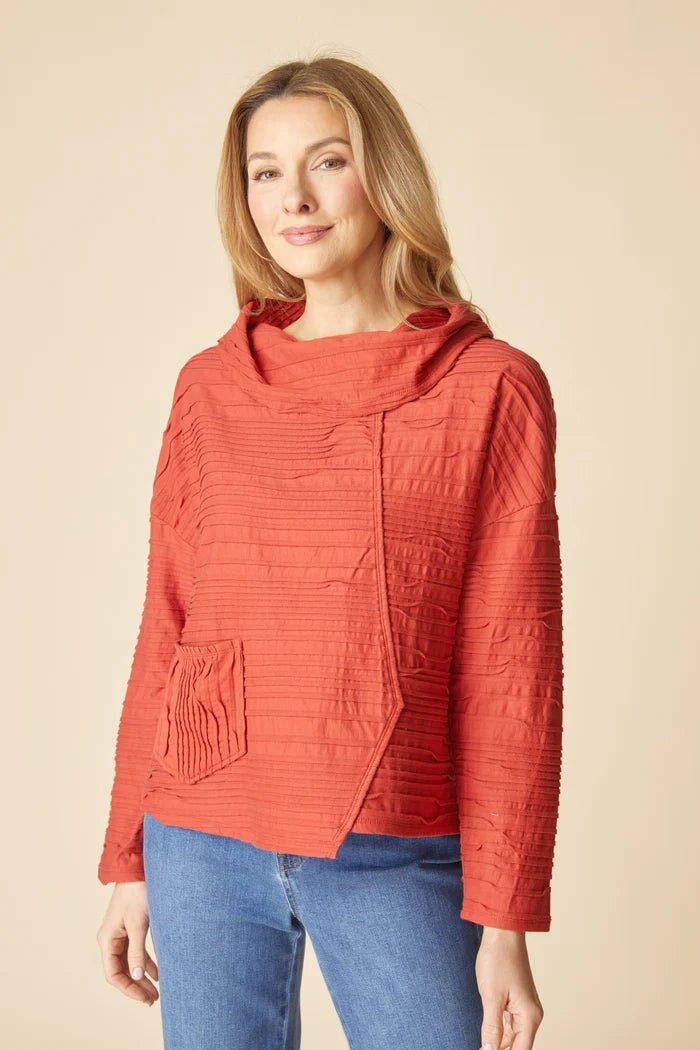 Habitat Ripple Effect Cowl Pullover | Sienna