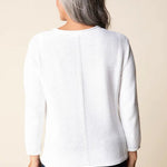 Habitat Seaside Pullover | White - Juli's Wearable Art