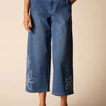 Habitat Tossed Floral Jeans | Medium Denim Blue - Juli's Wearable Art