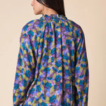 Habitat Viscose Rayon Crepe Ruched Shirt | Mushroom - Juli's Wearable Art