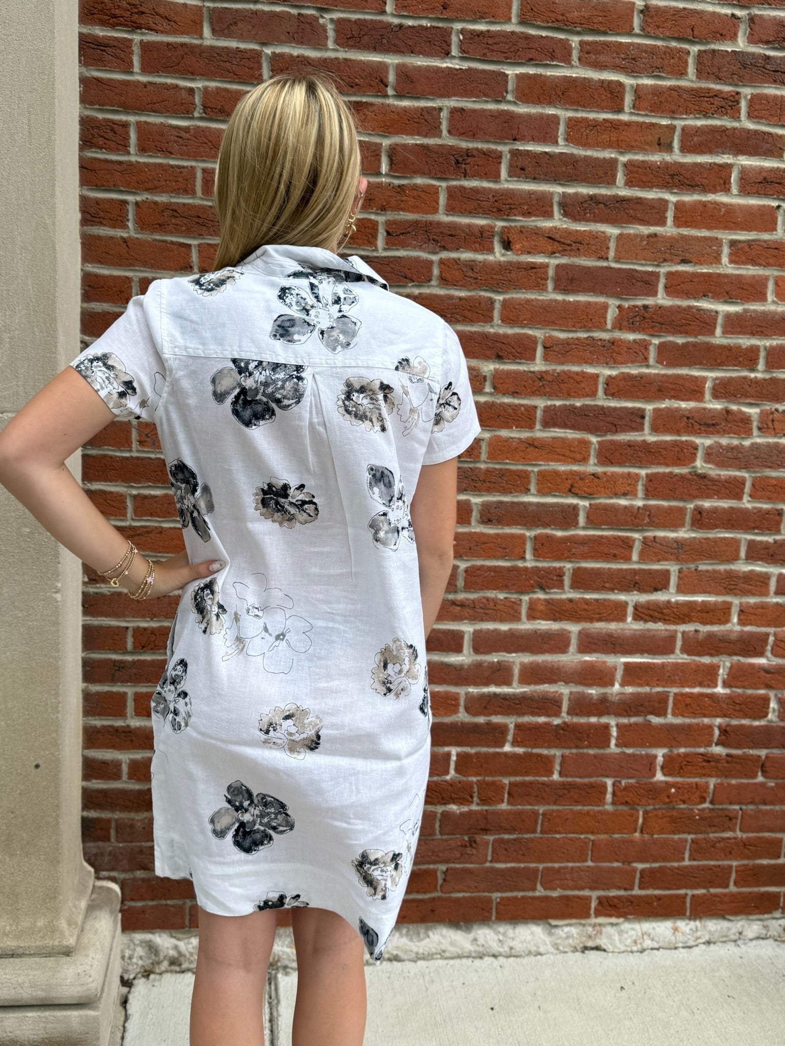 Habitat Watercolor Floral Dress - Juli's Wearable Art