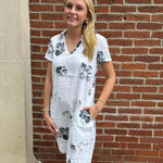 Habitat Watercolor Floral Dress - Juli's Wearable Art