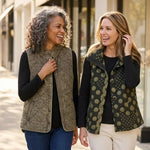 Habitat Windjammer Quilted Cotton Vest | Mushroom - Juli's Wearable Art