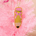 Handcrafted Beaded Ornament | Pencil - Juli's Wearable Art