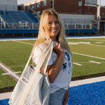 Handcrafted Canvas Tote – Block Sailor Chic Print | Bedford - Juli's Wearable Art