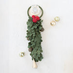 Handmade Wool Felt Leaves & Berries Door Hanger with Jingle Bells - Juli's Wearable Art