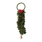 Handmade Wool Felt Leaves & Berries Door Hanger with Jingle Bells - Juli's Wearable Art
