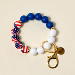 Hands - Free Keychain Wristlet | Americana - Juli's Wearable Art