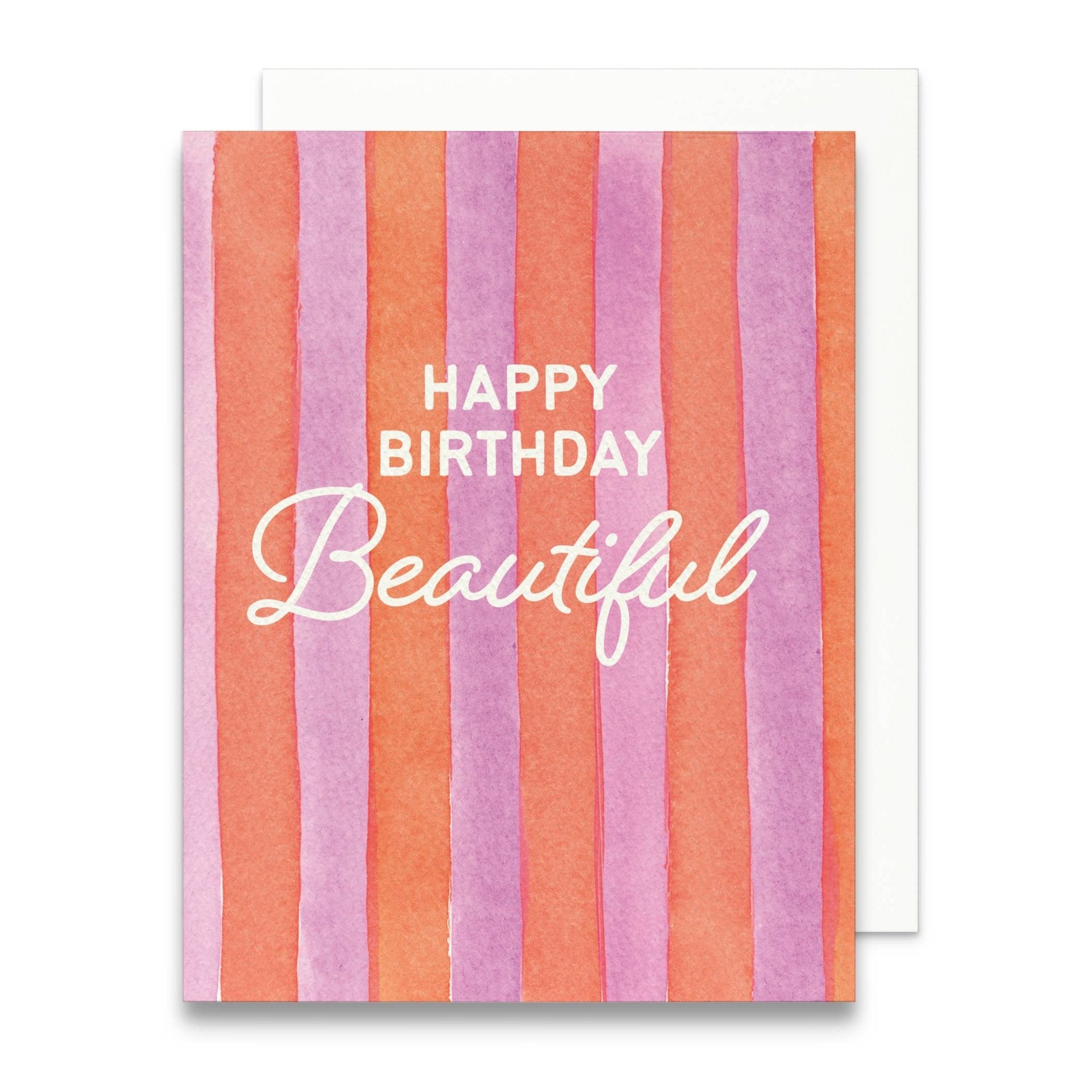 Happy Birthday Beautiful Greeting Card | Birthday for Her - Juli's Wearable Art