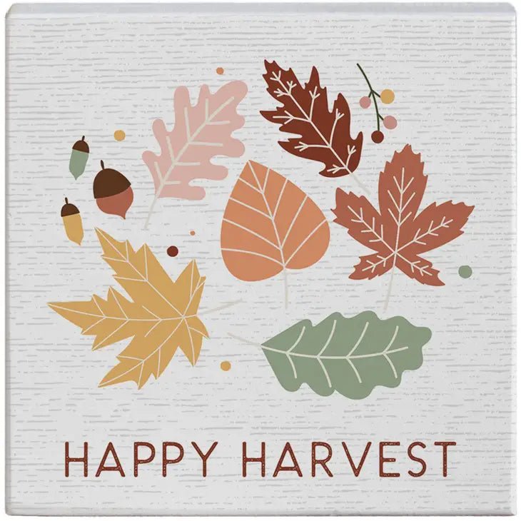 Happy Harvest Colorful - Small Talk Square - Juli's Wearable Art