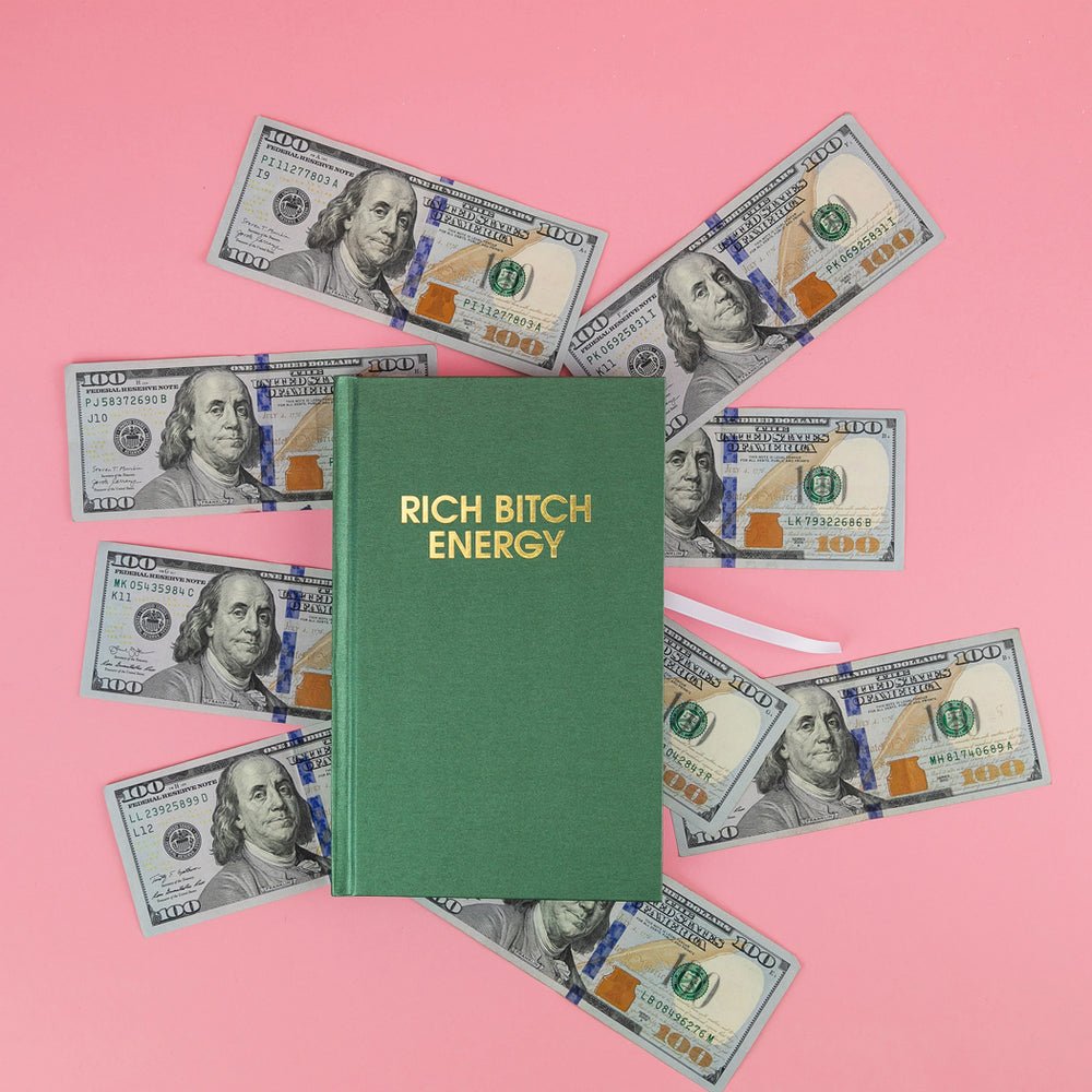 Hardcover Journal | Rich Bitch Energy - Juli's Wearable Art