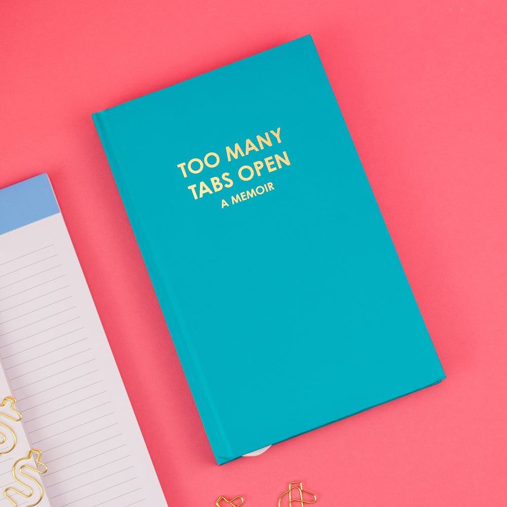 Hardcover Journal | Too Many Tabs Open (a memoir) - Juli's Wearable Art