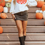 Hello Pumpkin Pullover Sweatshirt - Juli's Wearable Art