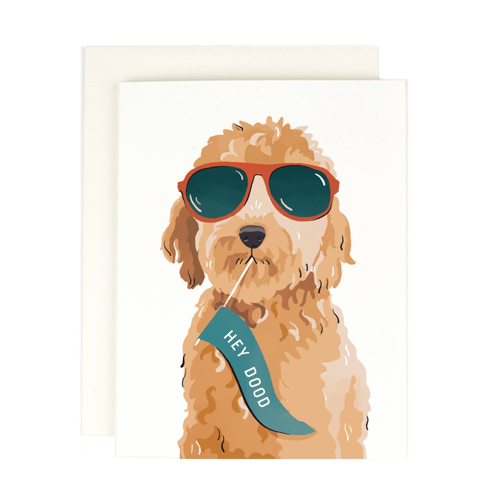 Hey Dood 2.0 Greeting Card - Juli's Wearable Art