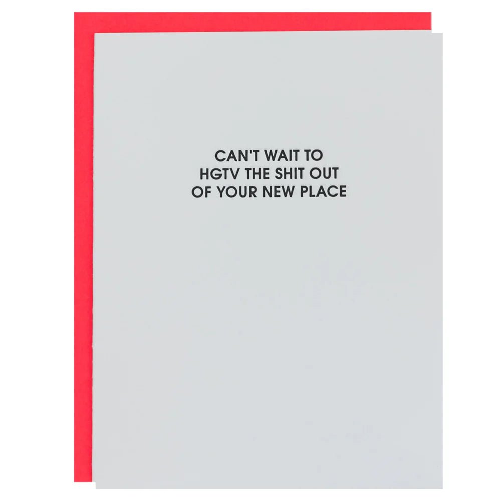 HGTV Your New Place - Letterpress Card - Juli's Wearable Art