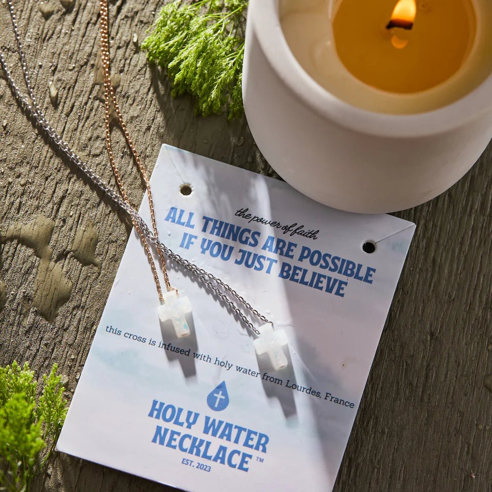 Holy Water Cross Necklace
