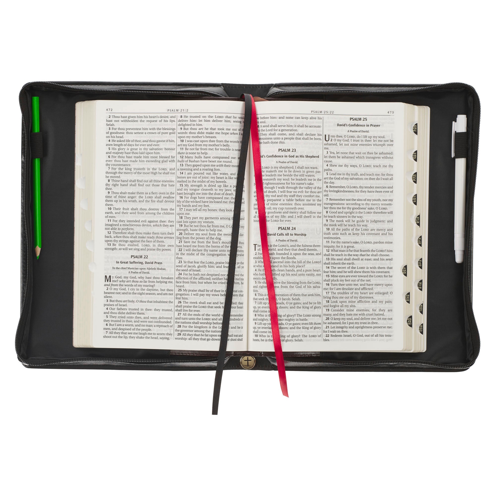 Hope and a Future Botanical Midnight Faux Leather Fashion Bible Cover - Jeremiah 29:11 - Juli's Wearable Art