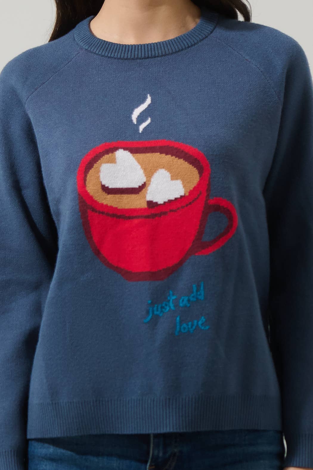 Hot Cocoa Knit Sweater - Juli's Wearable Art