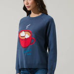Hot Cocoa Knit Sweater - Juli's Wearable Art