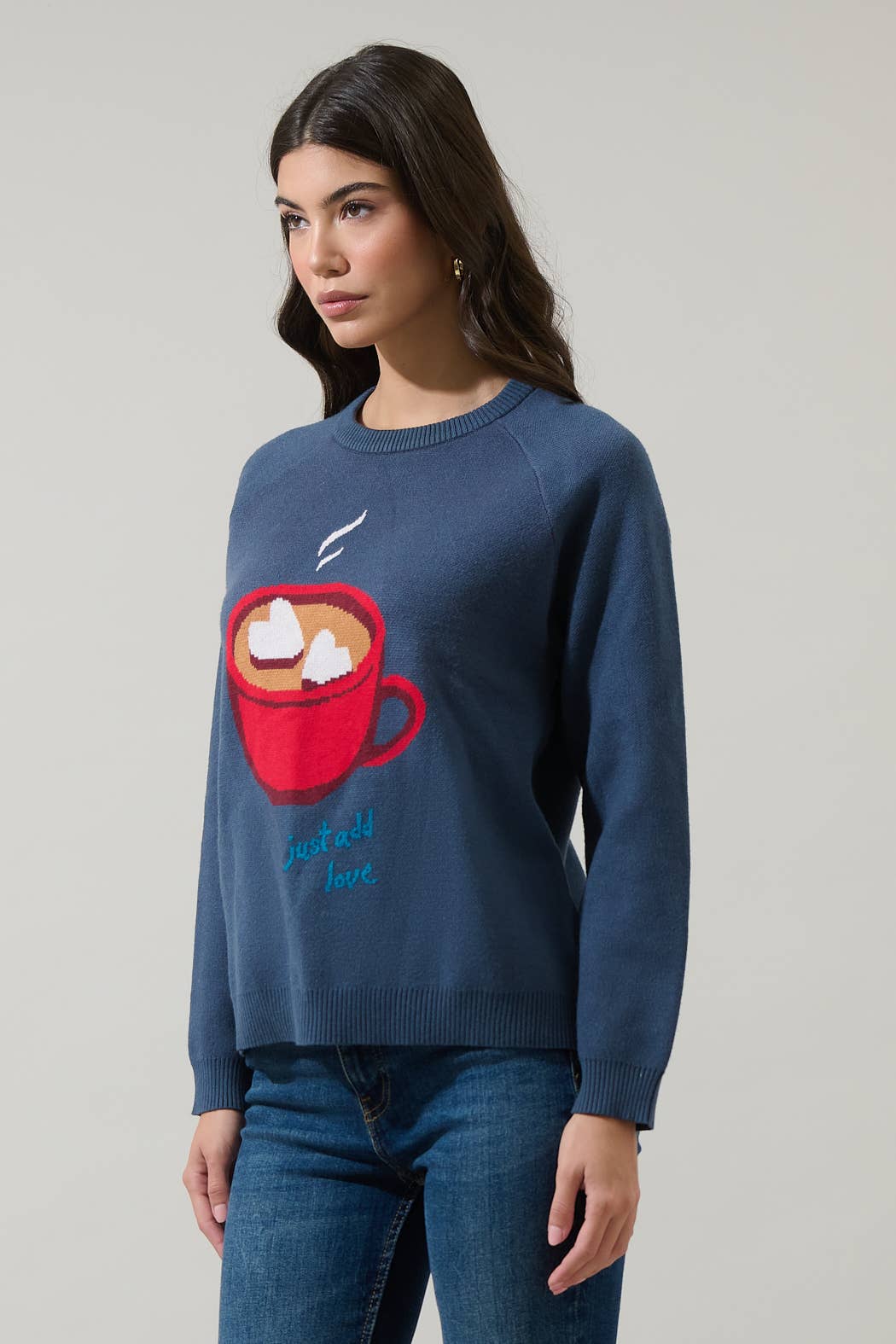 Hot Cocoa Knit Sweater - Juli's Wearable Art