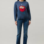 Hot Cocoa Knit Sweater - Juli's Wearable Art