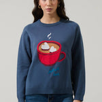 Hot Cocoa Knit Sweater - Juli's Wearable Art