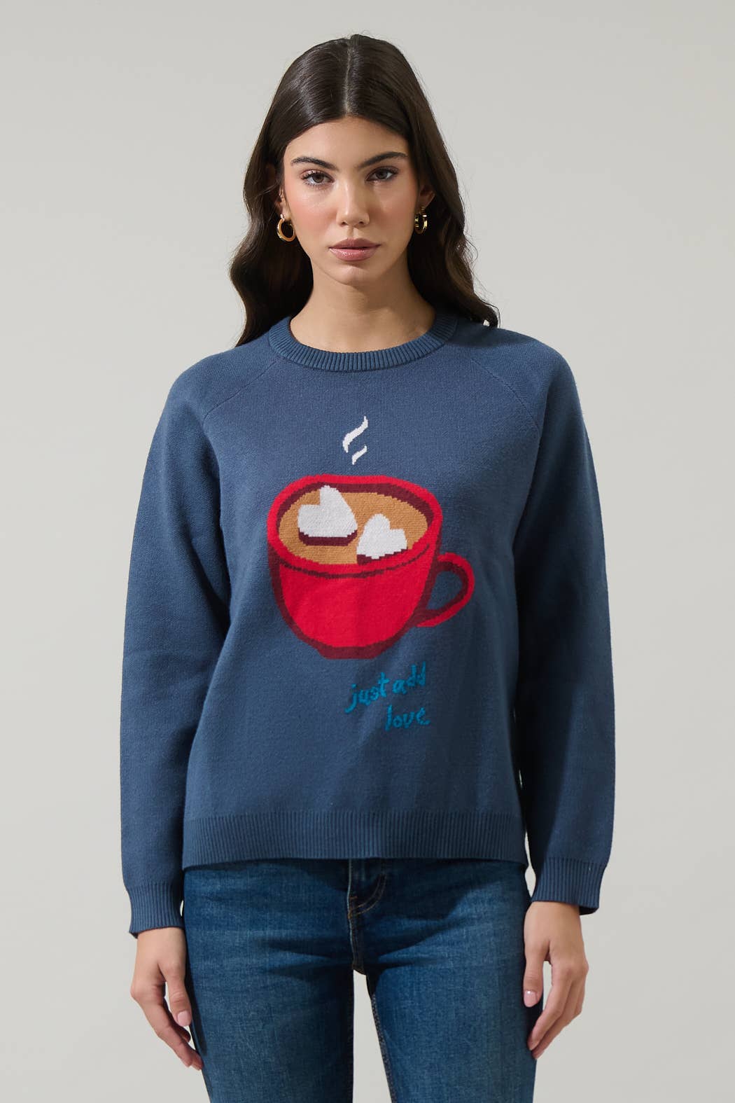 Hot Cocoa Knit Sweater - Juli's Wearable Art