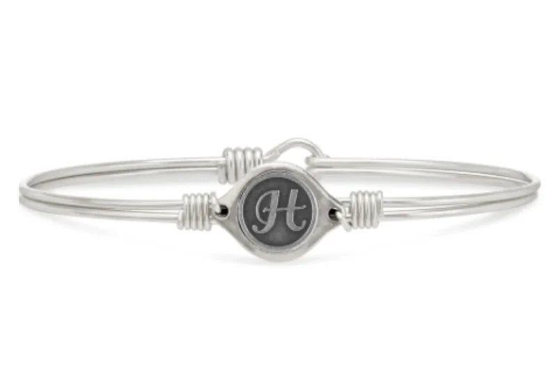 Luca & Danni "Leave Your Stamp" Initial Bangle Bracelets