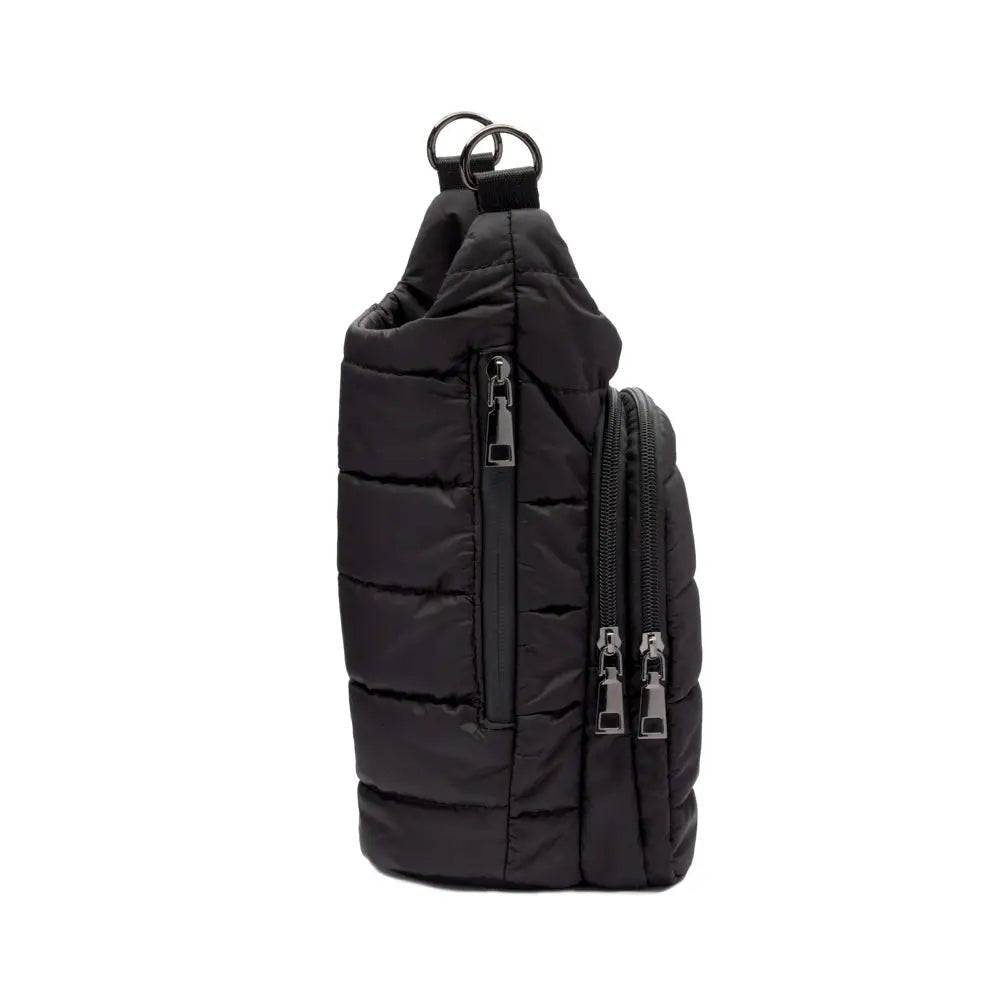 Hydrobag® Handle™ - Black Matte with Gray, Black, White Stripe - Juli's Wearable Art