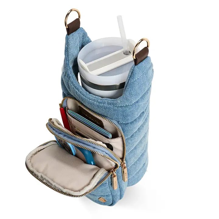 Hydrobag® Handle™ - Light Denim with Gold Hardware - Juli's Wearable Art