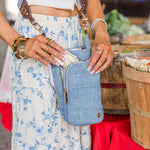 Hydrobag® Handle™ - Light Denim with Gold Hardware - Juli's Wearable Art