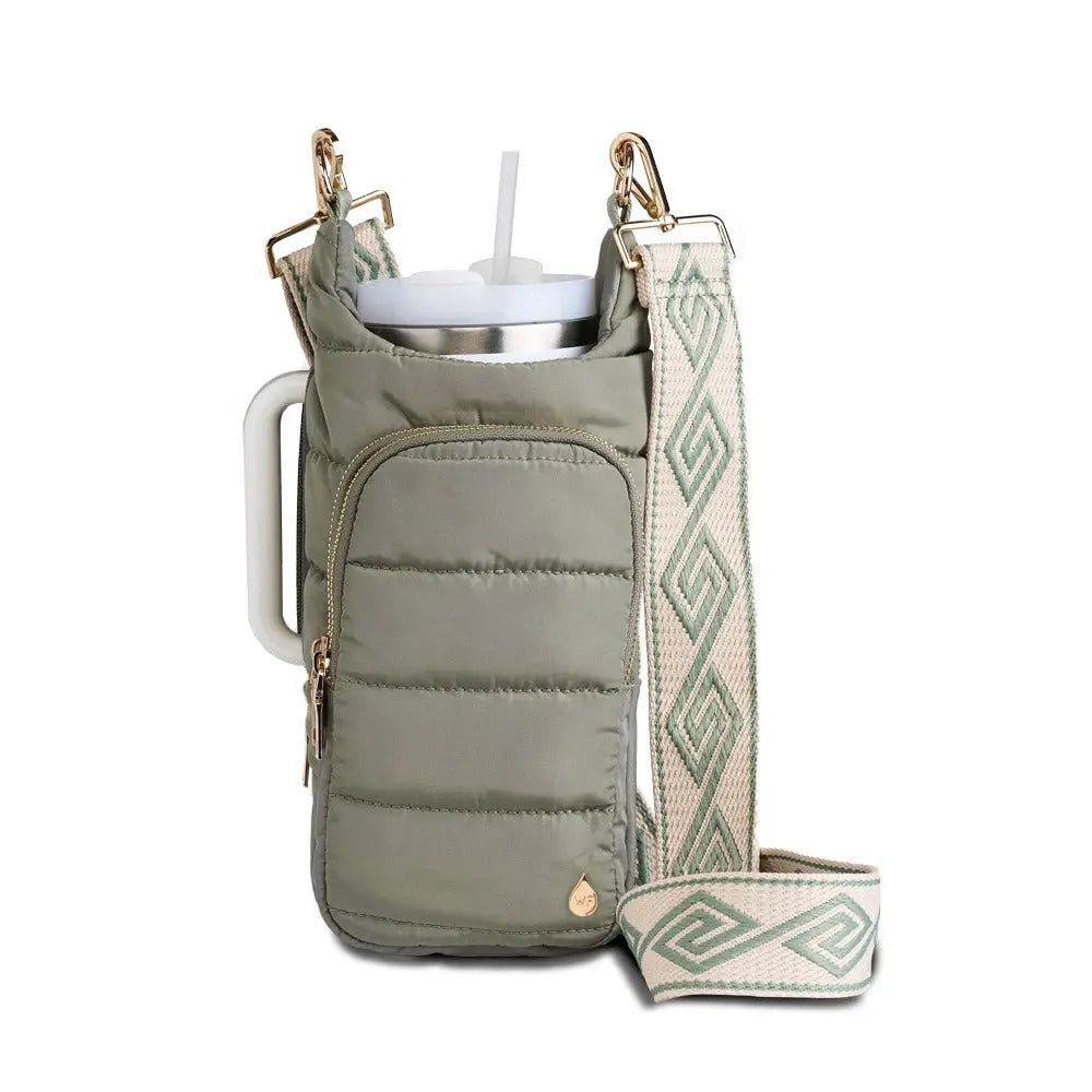 Hydrobag® Handle™ - Sage Green with Sage and Tan Strap - Juli's Wearable Art