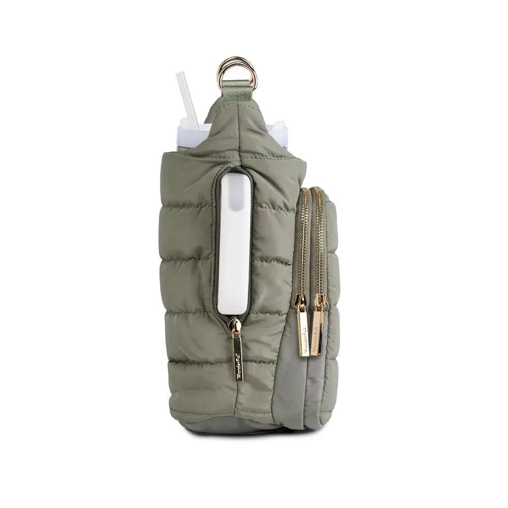 Hydrobag® Handle™ - Sage Green with Sage and Tan Strap - Juli's Wearable Art