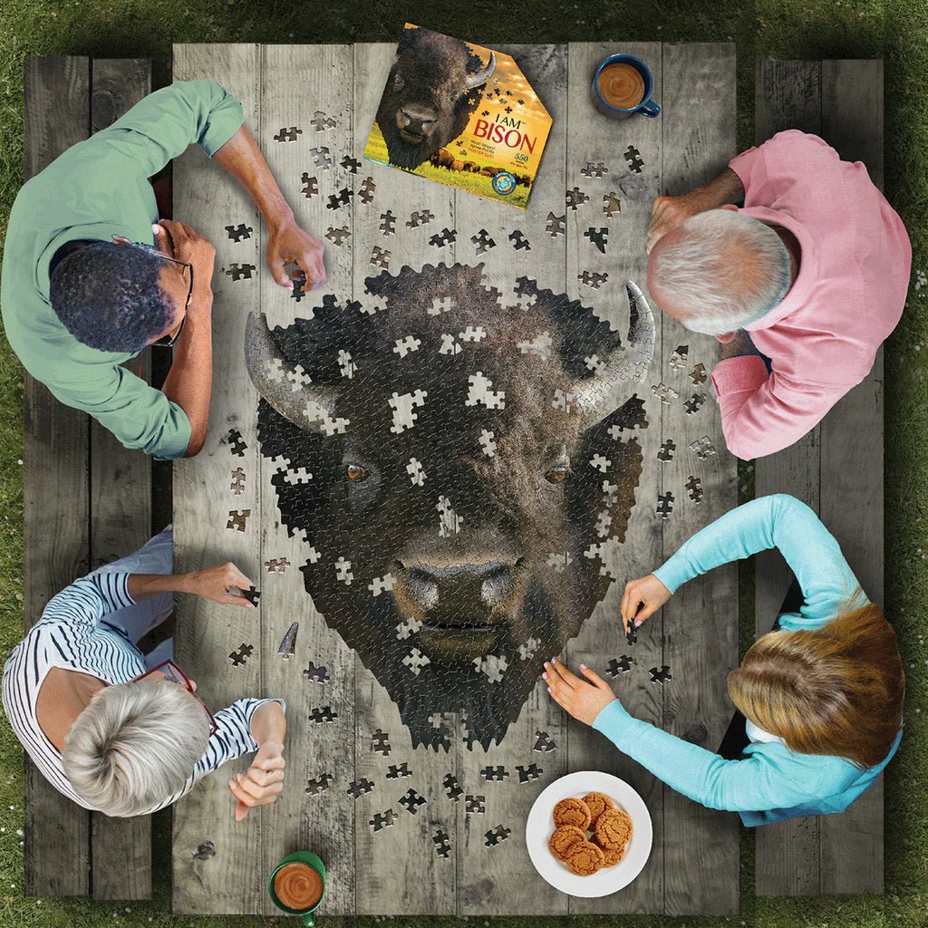 I am Bison 550 pc Puzzle - Juli's Wearable Art