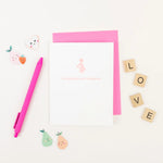 I Like Big Bumps - New Baby | New Mom | Letterpress Card - Juli's Wearable Art