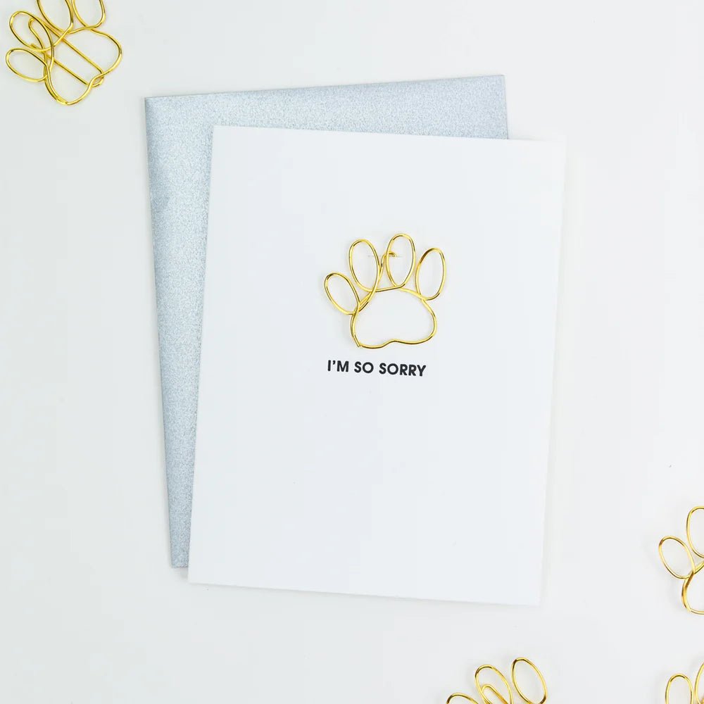 I'm So Sorry - Pet | Paper Clip Letterpress Card