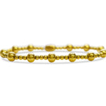 ISLA 24/7 Stretch Bracelet | 3+6mm Plain Bead Combo | Gold - Juli's Wearable Art