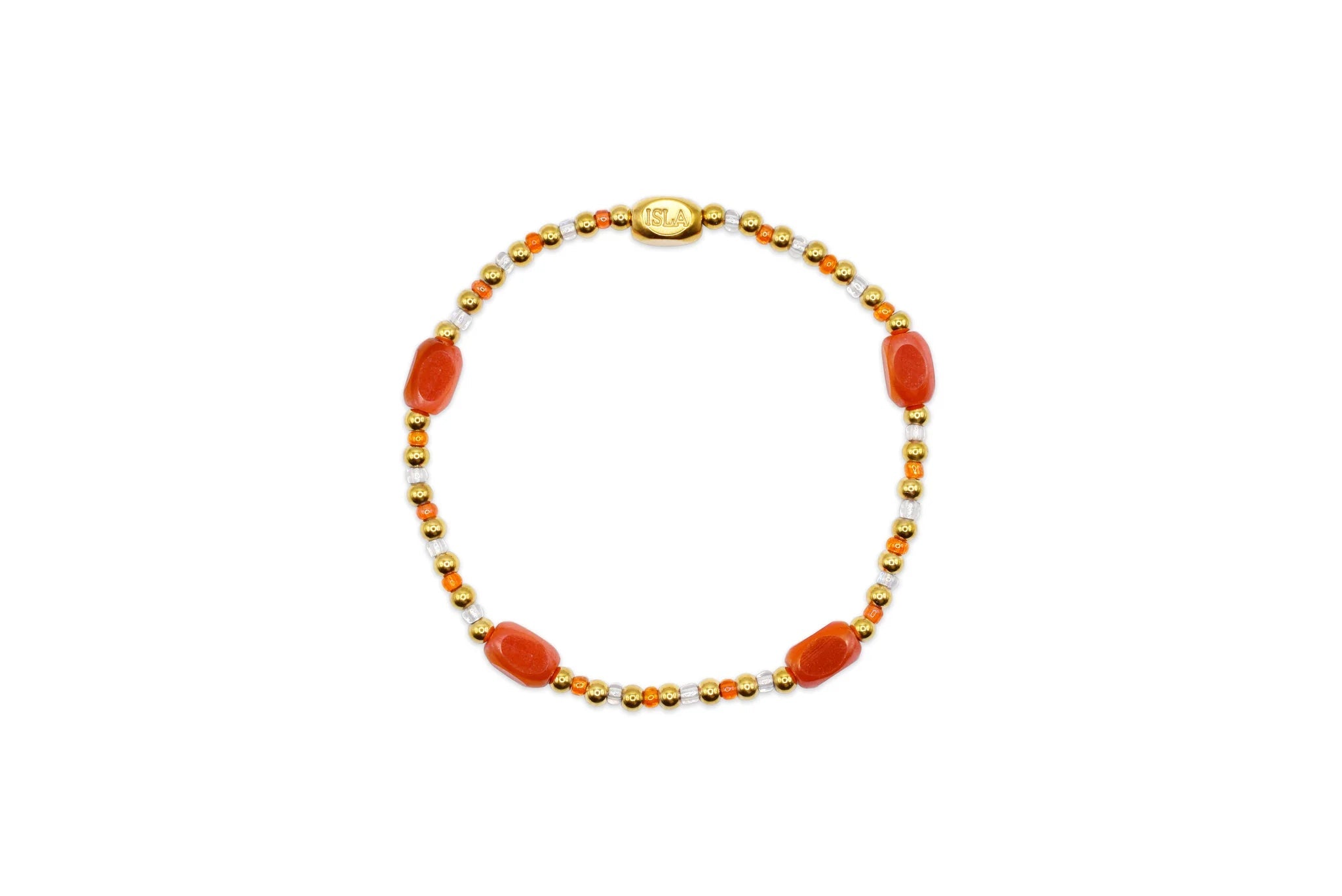 ISLA 24/7 Stretch Bracelet |  “All Around” | Multi Fire Coral
