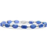 ISLA 24/7 Stretch Bracelet | Pop of Color “All In” | Steel Periwinkle Water - Juli's Wearable Art