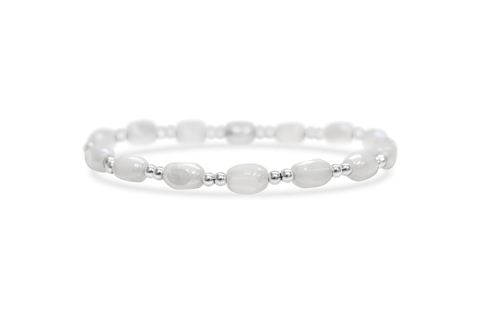 ISLA 24/7 Stretch Bracelet | Pop of Color “All In” | Steel White Cap - Juli's Wearable Art