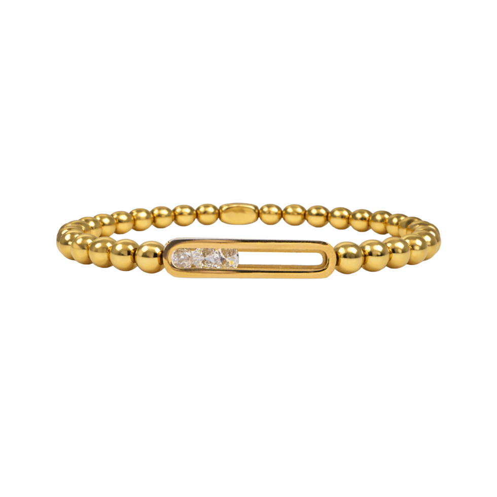 ISLA 24/7 Stretch Bracelet | Rolling Tides | Gold