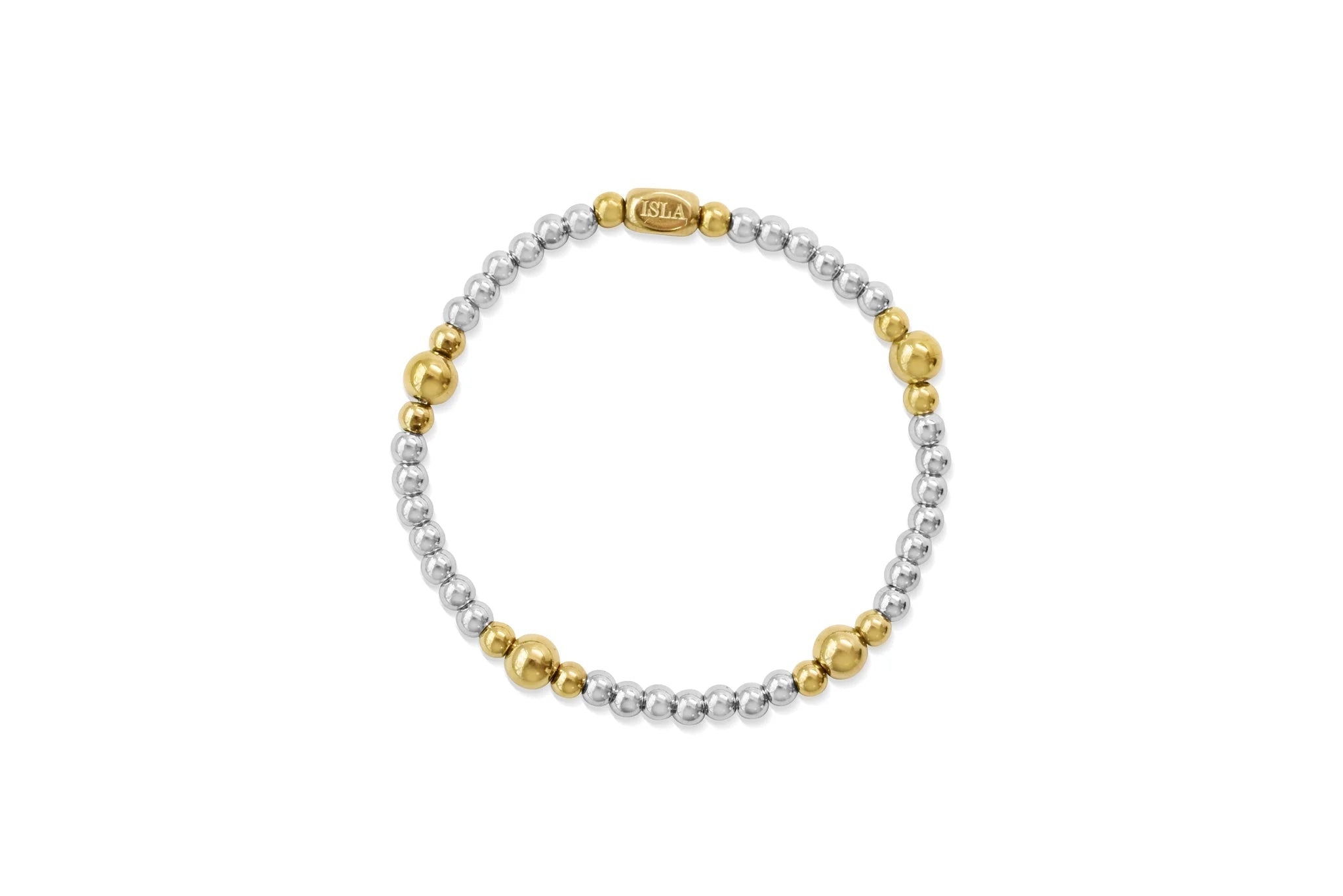 ISLA 24/7 Stretch Bracelet | Trio Bubble | Two Tone - Juli's Wearable Art