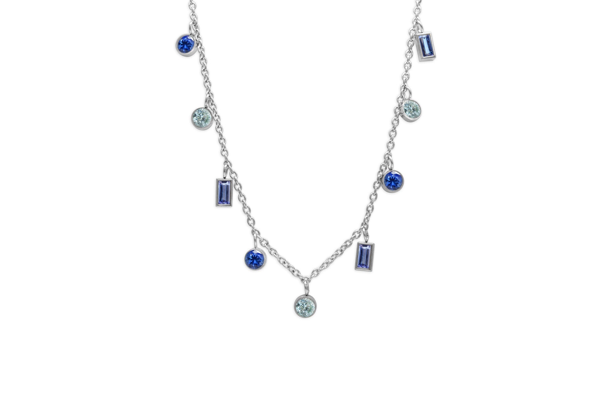 ISLA Anacapri Necklace | Steel | Bella Blues - Juli's Wearable Art