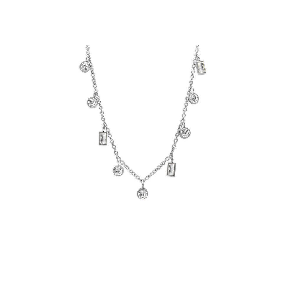 ISLA Anacapri Necklace | Steel | Clear - Juli's Wearable Art